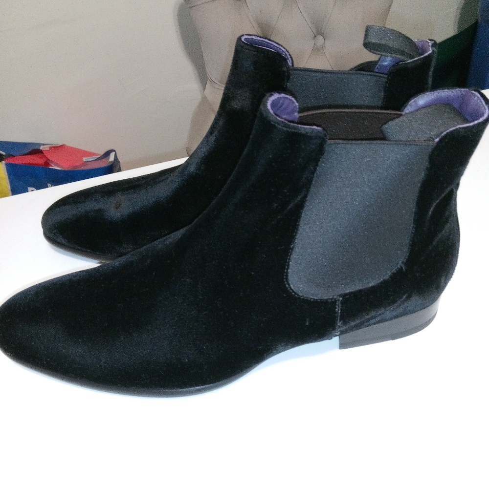 Black Velvet Ankle Boots To Boot New York